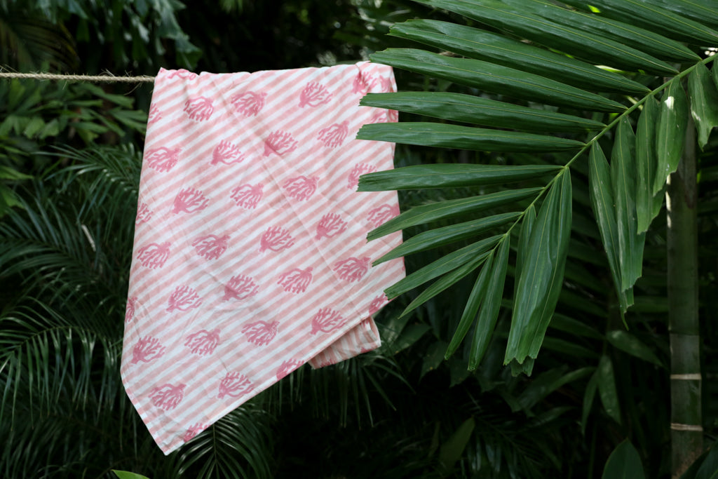 Coral Striped Pareo