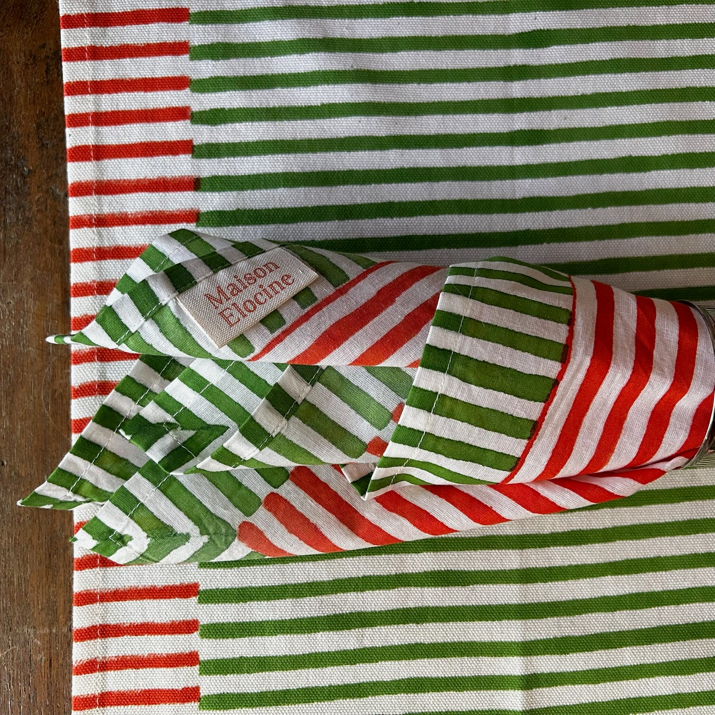 Le Stripe: Noel Napkins (set of 4)
